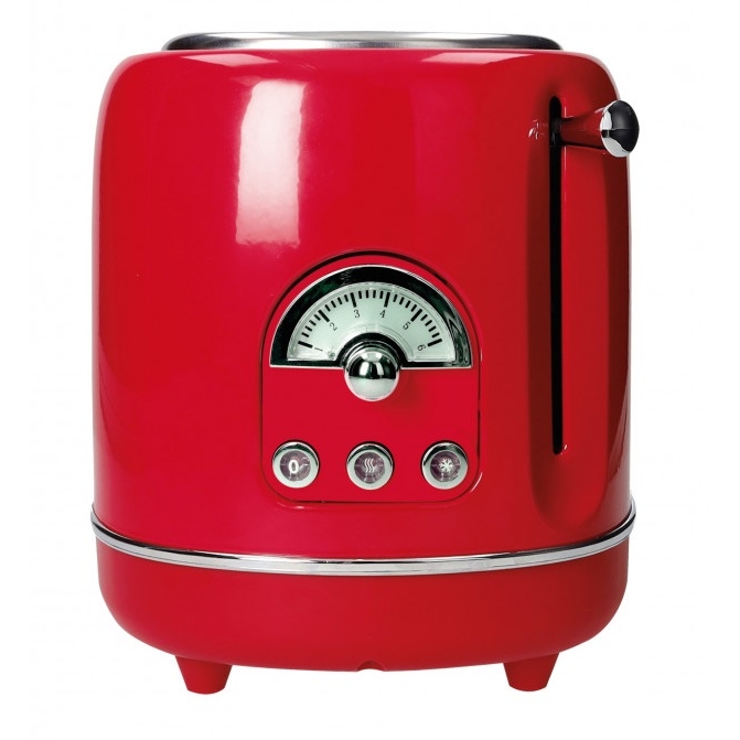 Acquista online Brandani Tostapane 1950 red and stainless steel code 51955 Brandani